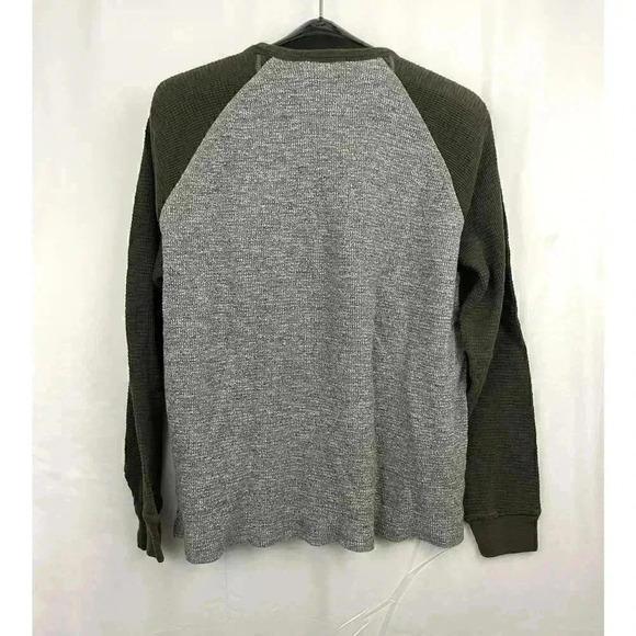 Lucky Brand Strong Boy Thermal XL Men's Long Sleeve Raglan Tee Shirt - Picture 2 of 9